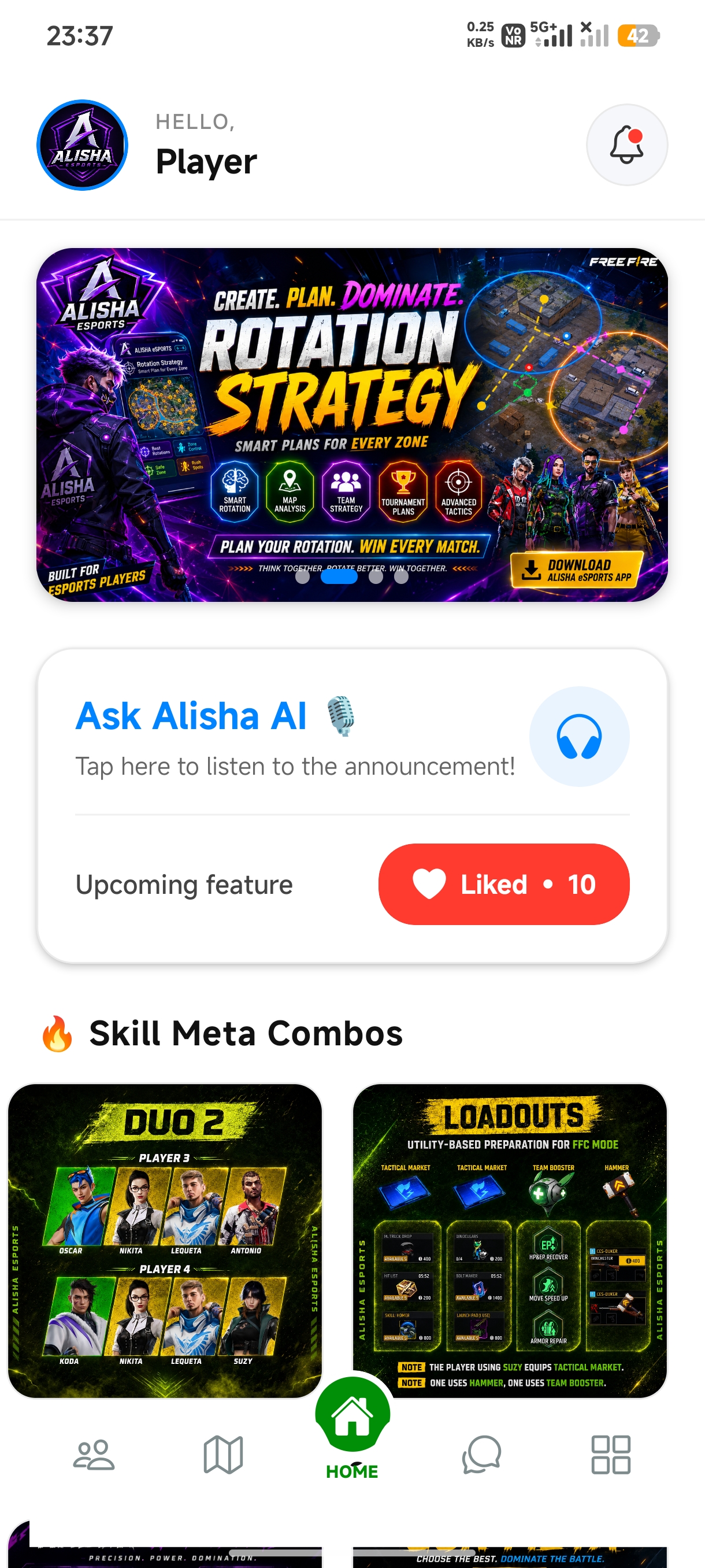 Alisha eSports App Screenshot 4